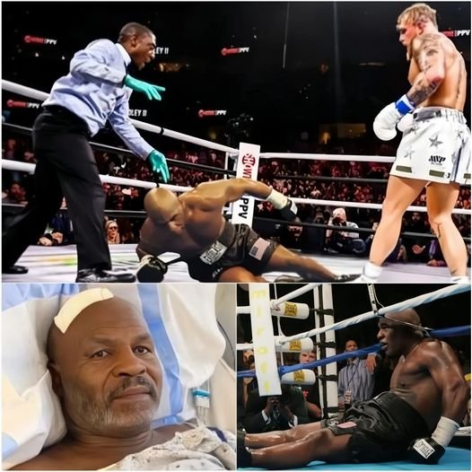 Mike Tyson’s Sh0cking Defeat: Jake Paul Triumphs in the Second Round – Is This the End of an Iconic Era⁉️